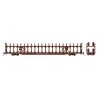 89′ Flatcar w/Bi-Level Open Auto Rack - Ready to Run -- Illinois Central 901180, HO, WalthersMainline 8037