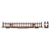 89′ Flatcar w/Bi-Level Open Auto Rack - Ready to Run -- Illinois Central 901187, HO, WalthersMainline 8038