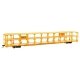 89′ Flatcar w/Tri-Level Open Auto Rack - Ready to Run -- St. Louis - San Francisco Rack Trailer-, HO, WalthersMainline 8220