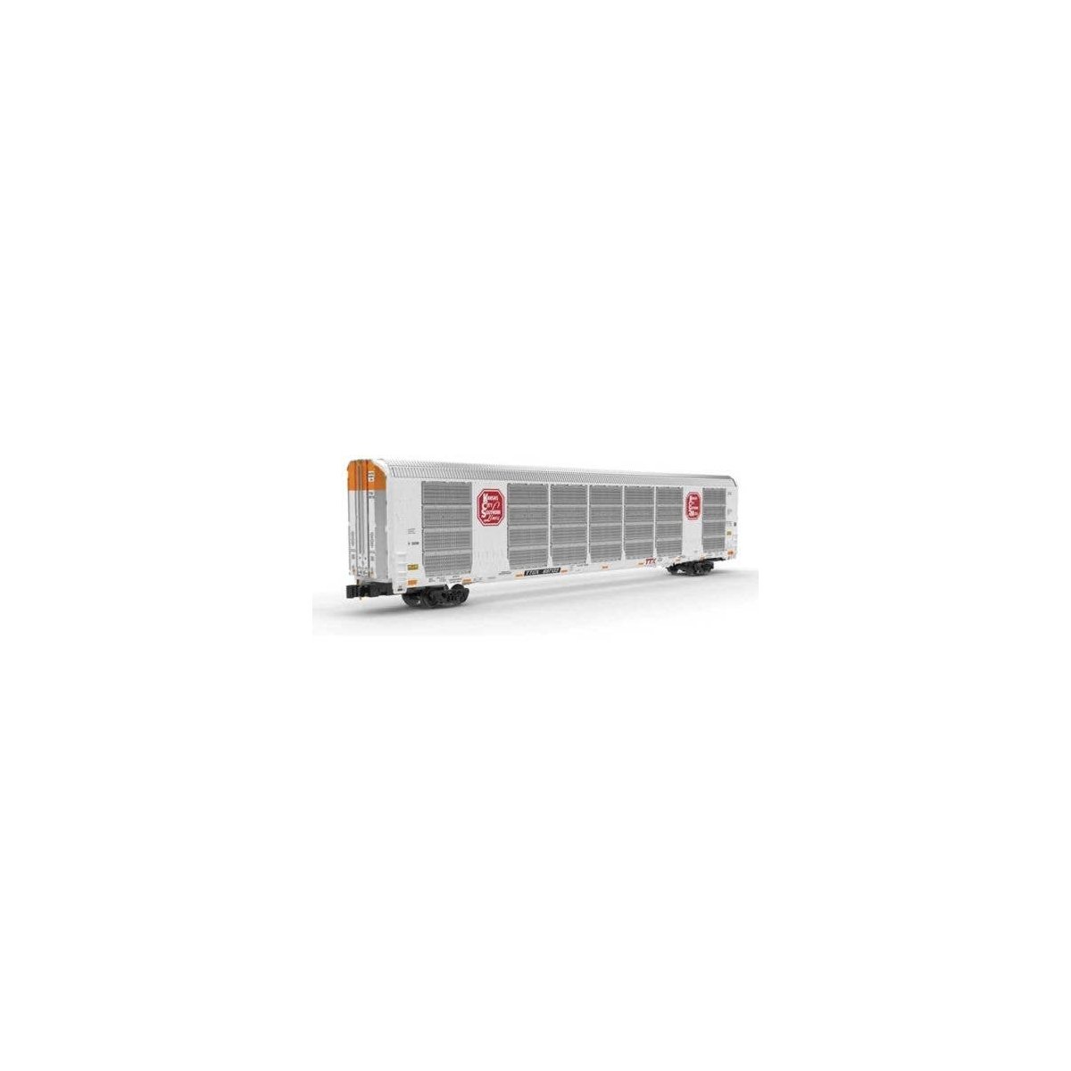 Gunderson Multi-Max Enclosed Auto Rack - Ready to Run - Master(R) -- Kansas City Sout, Z, Atlas Model Railroad Co. 75000038
