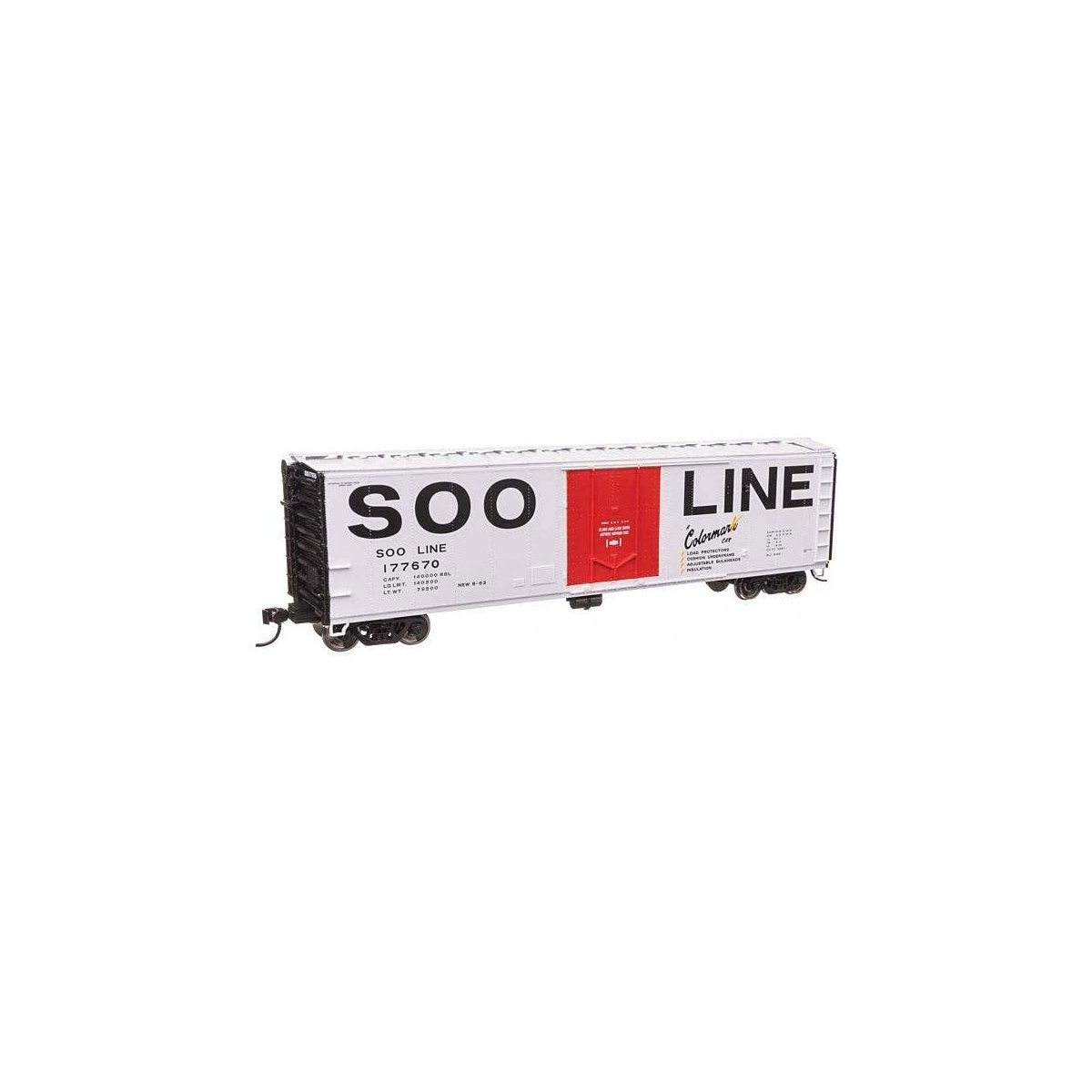 50′ PC&F Insulated Boxcar - Ready to Run -- Soo Line 177670, HO, WalthersMainline 2868