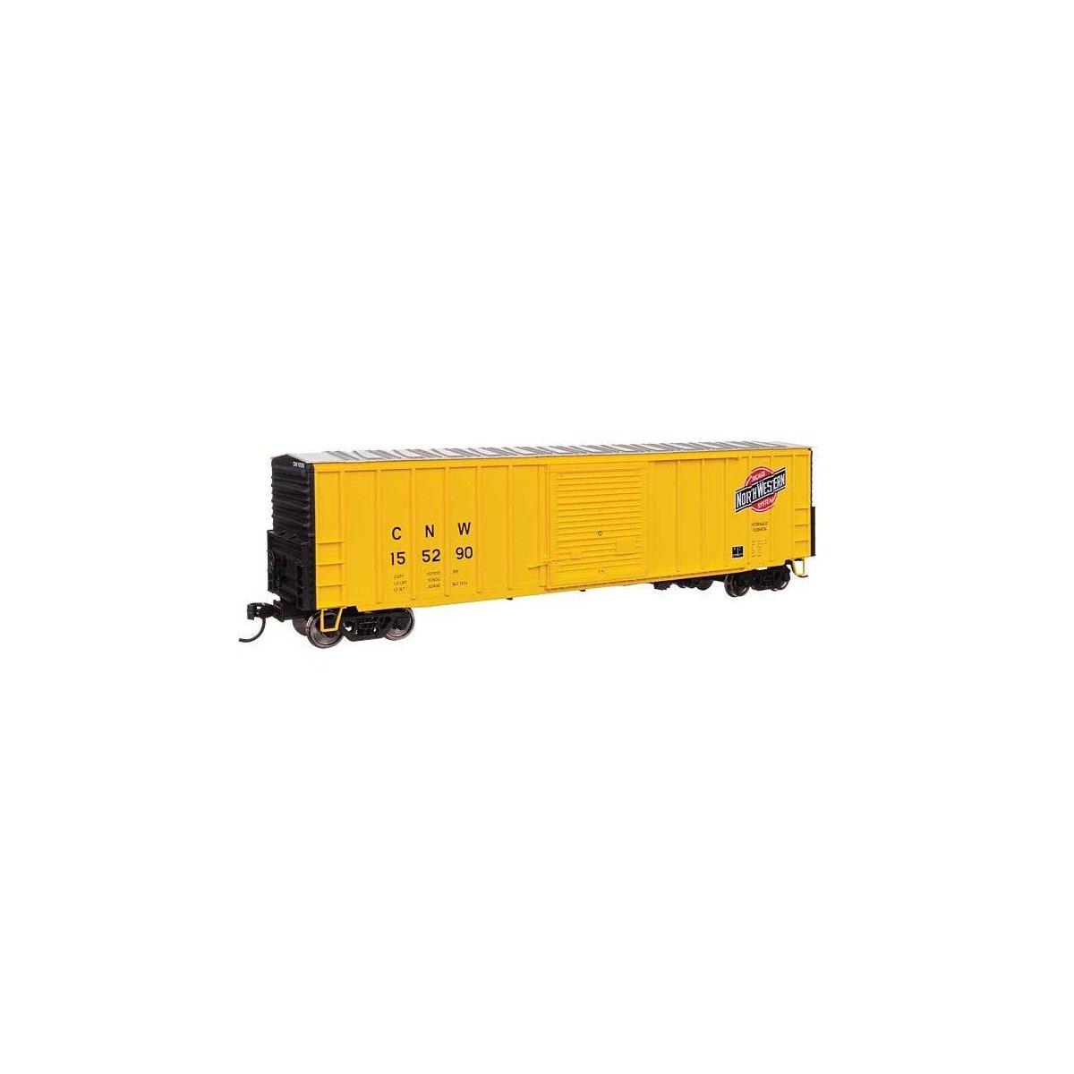 50′ ACF Exterior Post Dreadnaught End Plate B Boxcar - Ready to Run -- Chicago & North Western(, HO, WalthersMainline 46032