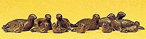 Animals -- Seals pkg(12), HO, Preiser Kg 20395