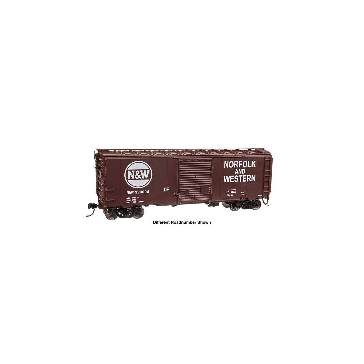 40` ACF Welded Boxcar w/8` Youngstown Door - Ready to Run -- Norfolk & Western 390086, HO, WalthersMainline 45219