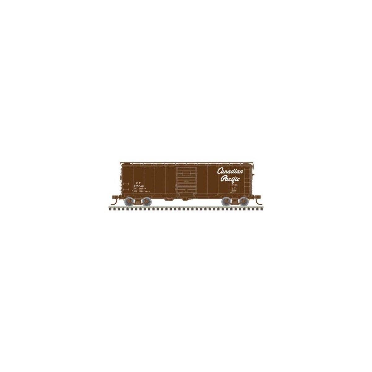 1932 ARA 40′ Steel Boxcar - Ready to Run - Master(R) -- Canadian Pacific 225027 (Boxc, N, Atlas Model Railroad Co. 50007090