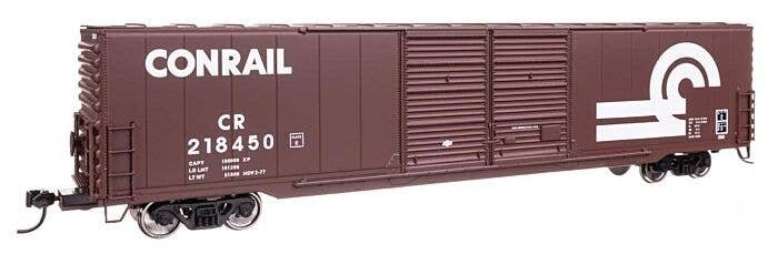 60′ Pullman-Standard Double Door Auto Parts Boxcar - Ready to Run -- Conrail 218450, HO, WalthersMainline 3405