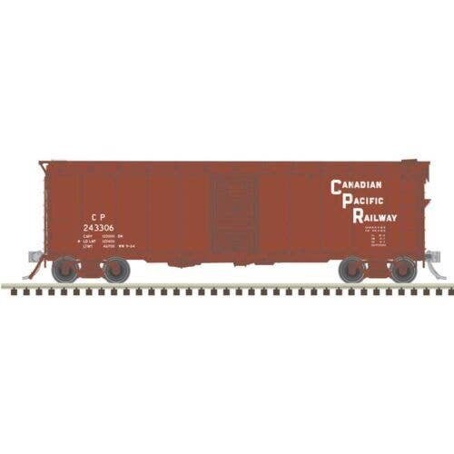 40′ Minibox Boxcar - Ready to Run - Master(R) -- Canadian Pacific 242857 (Boxcar Red, HO, Atlas Model Railroad Co. 20007898