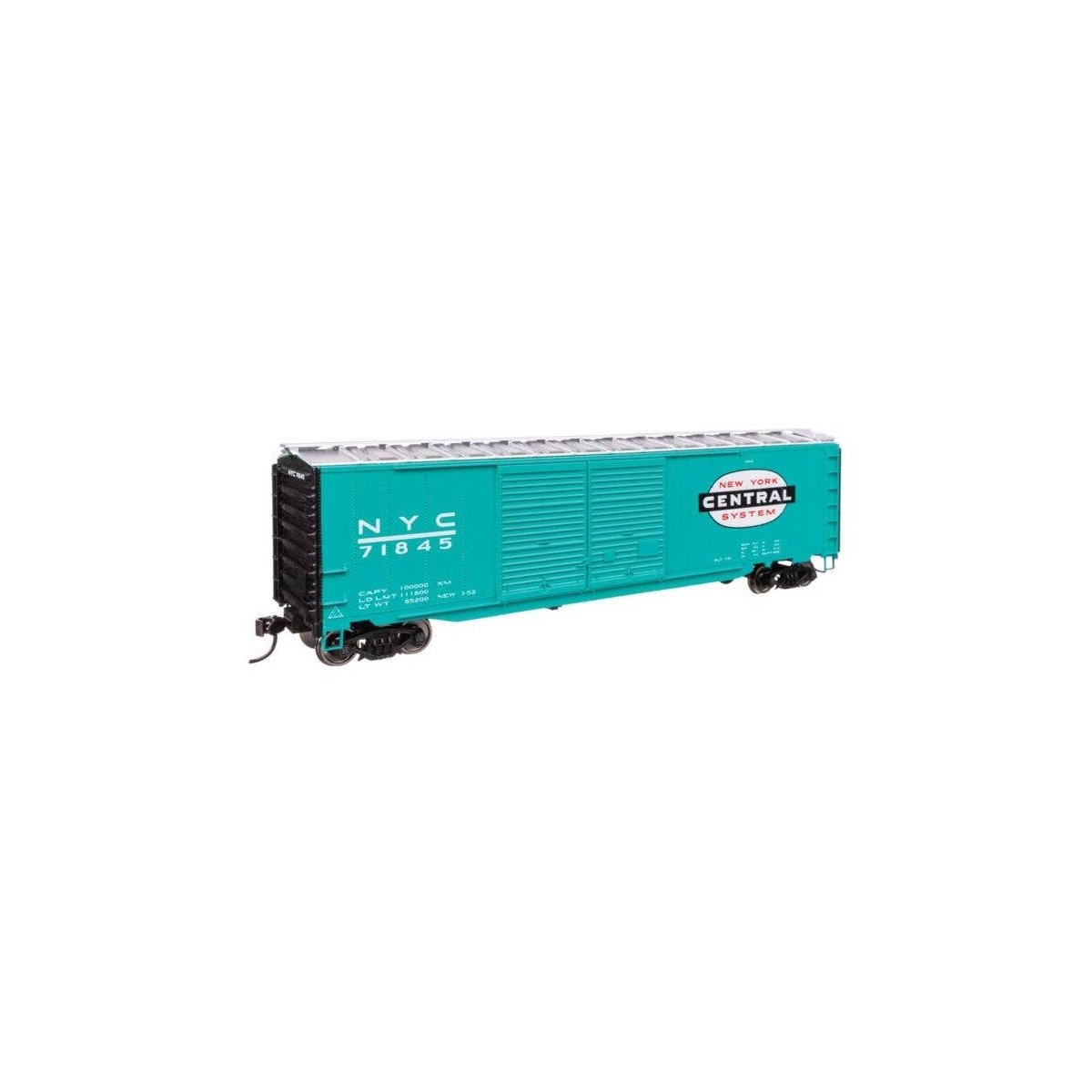 50′ AAR Improved Double-Door Boxcar - Ready to Run -- New York Central 71845, HO, WalthersMainline 46612