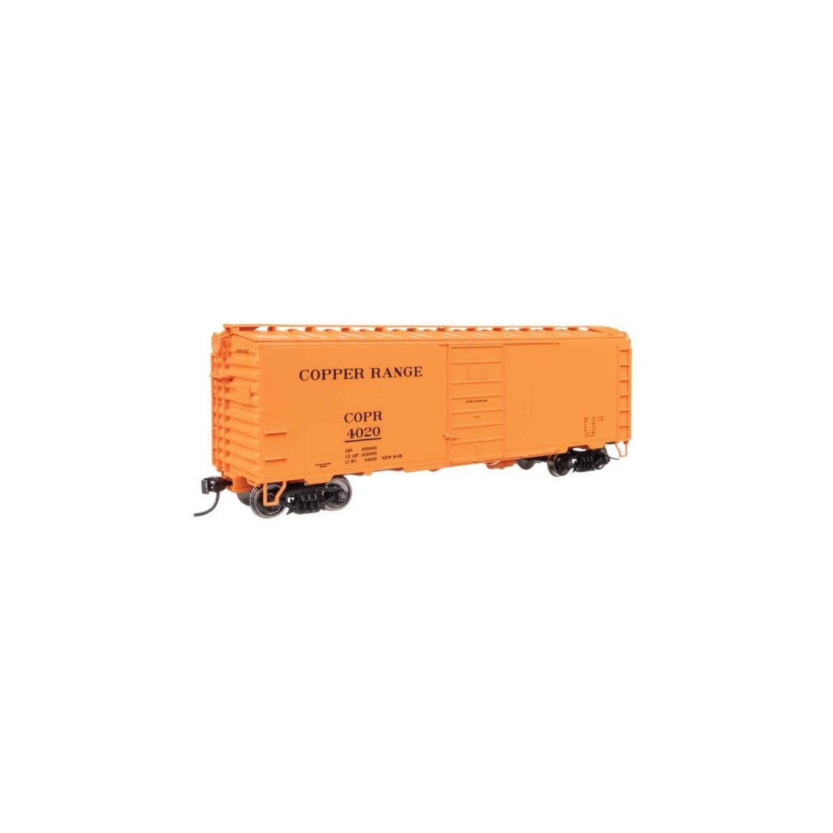 40′ PS-1 Boxcar - Ready to Run -- Copper Range 4020, HO, WalthersMainline 45509