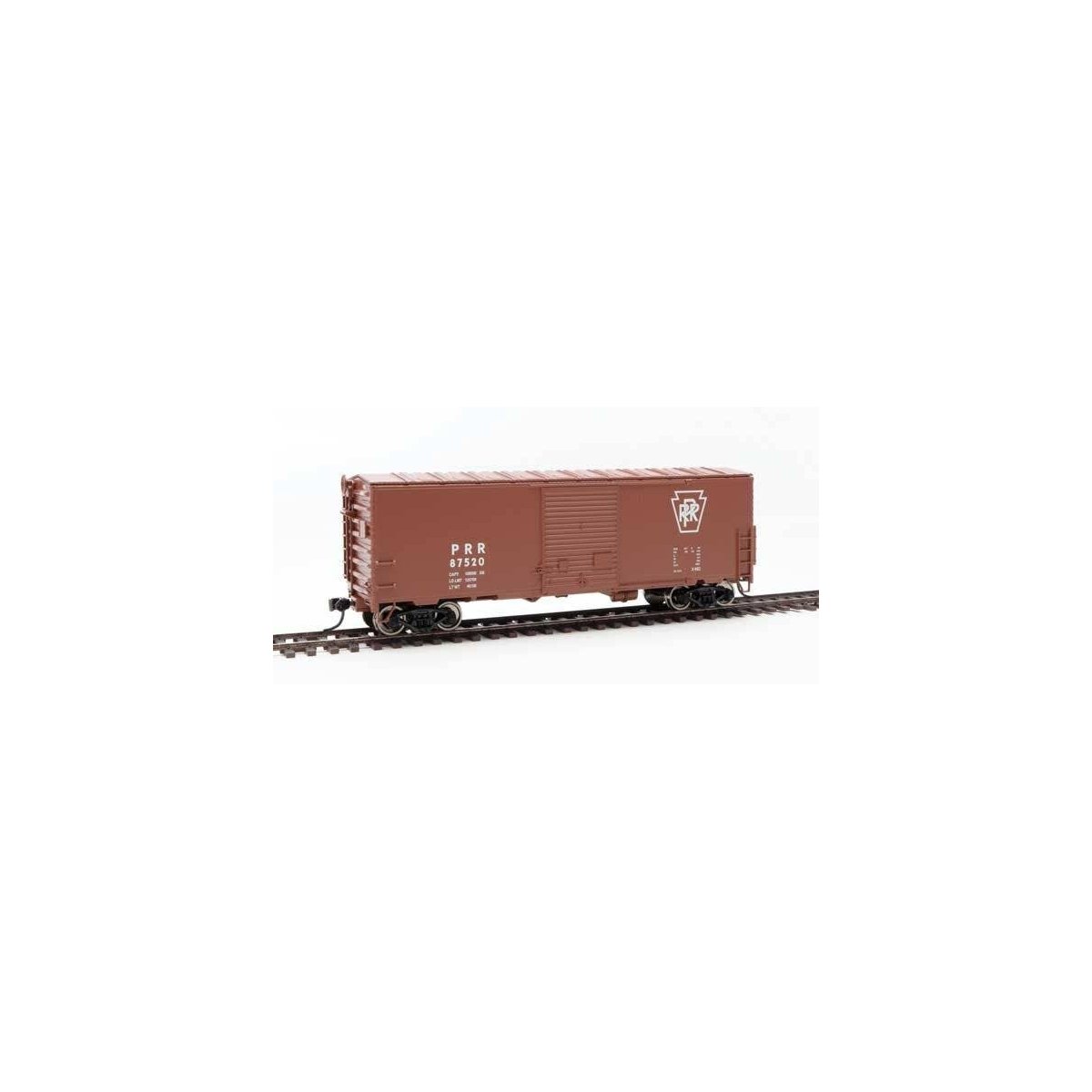 40` ACF Modernized Welded Boxcar w/8` Youngstown Door - Ready to Run -- Pennsylvania Railroad 8, HO, WalthersMainline 45018