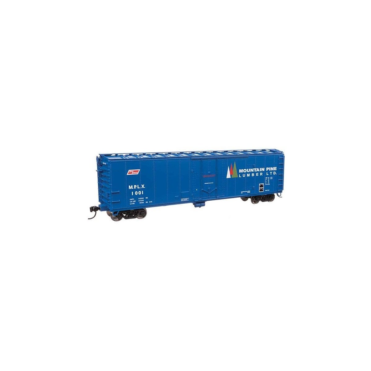 50′ PC&F Insulated Boxcar - Ready to Run -- Mountain Pine Lumber 1001, HO, WalthersMainline 2861