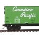 50′ Plug-Door Boxcar - Ready to Run -- Canadian Pacific (green Newsprint Service Logo, Script L, HO, WalthersTrainline 1673