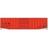 50′ Exterior-Post Modern Boxcar - Kit -- Illinois Central Gulf 501362 (orange, black, reporting Mar, HO, Accurail Inc 81882