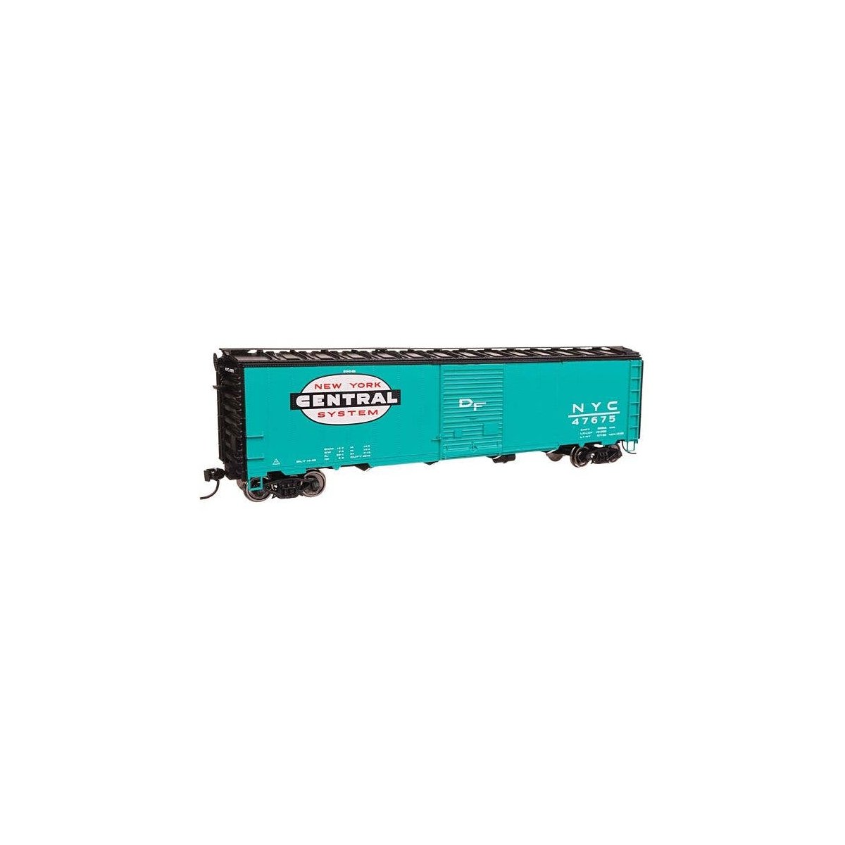 50′ AAR Single Door Boxcar - Ready to Run -- New York Central 47675, HO, WalthersMainline 46520