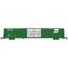 Pullman-Standard 86′ Auto Parts Double-Door Boxcar - Ready to Run -- Burlington Northern 395090 (Ca, N, Bluford Shops 86720