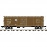1932 ARA 40′ Steel Boxcar - Ready to Run - Master(R) -- Nacionales de Mexico 60807 (B, N, Atlas Model Railroad Co. 50007096
