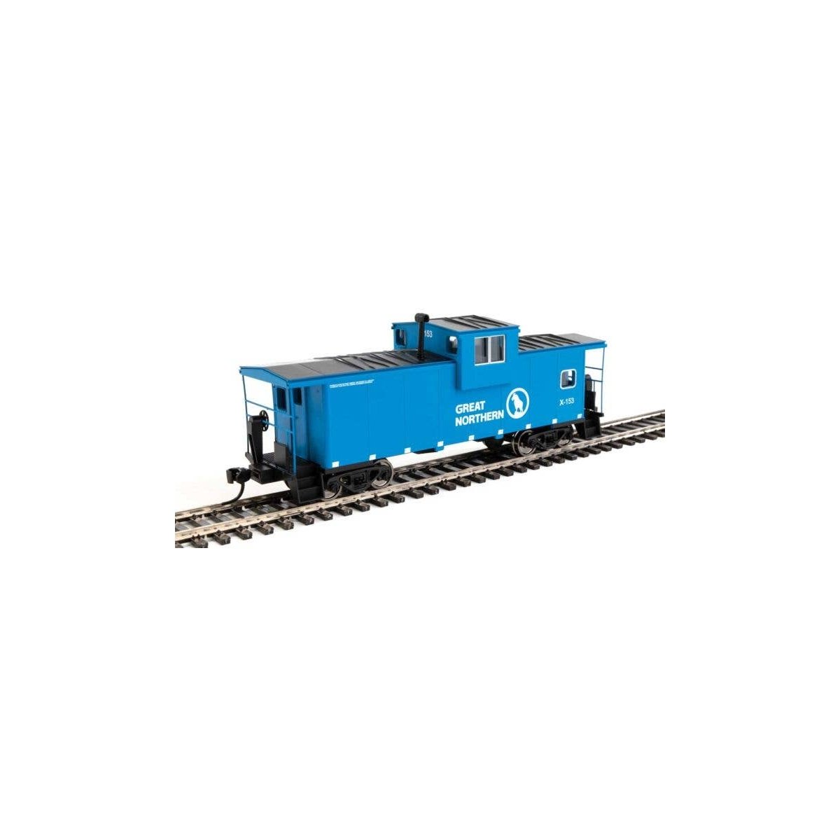 International Extended Wide-Vision Caboose - Ready to Run -- Great Northern X-153, HO, WalthersMainline 8716