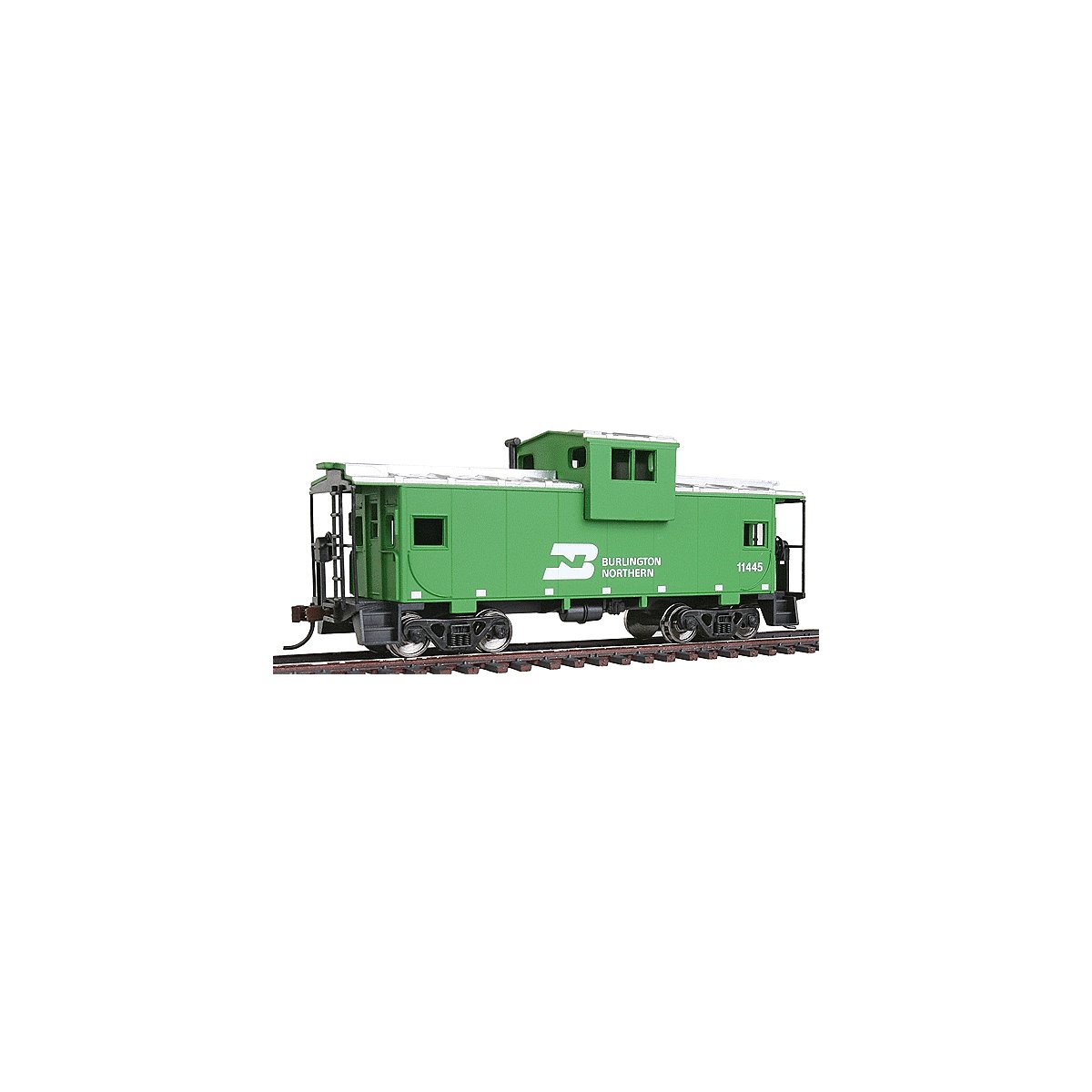 Wide-Vision Caboose - Ready to Run -- Burlington Northern, HO, WalthersTrainline 1501