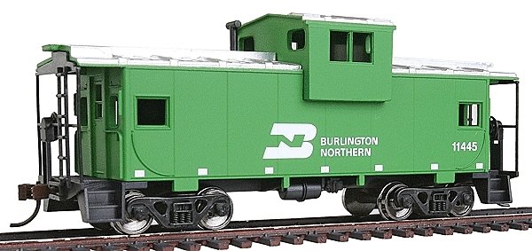 Wide-Vision Caboose - Ready to Run -- Burlington Northern, HO, WalthersTrainline 1501