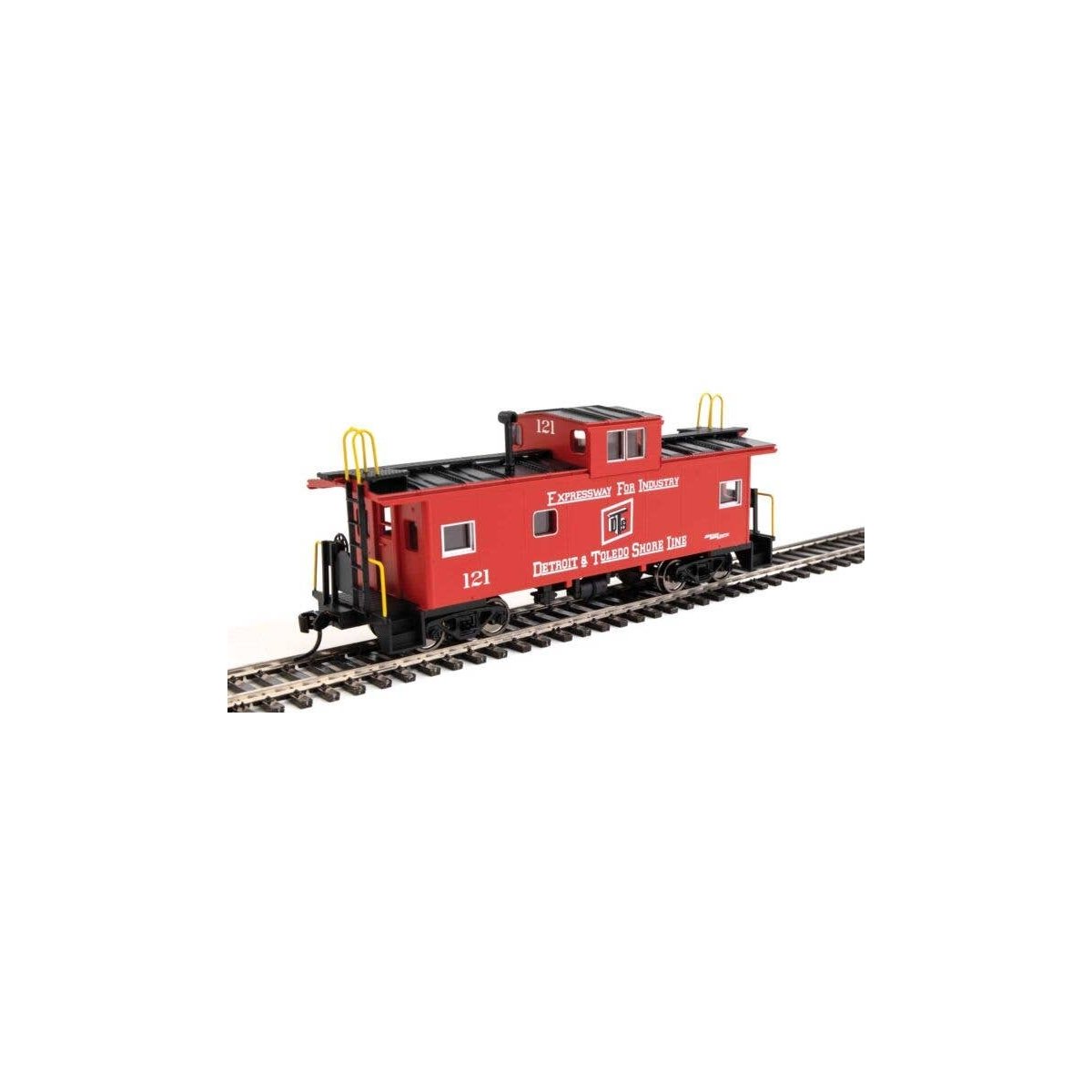 International Wide-Vision Caboose - Ready to Run -- Detroit & Toledo Shore Line 121, HO, WalthersMainline 8766