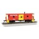 Steel Bay-Window Caboose - Ready to Run -- Southern Railway X427 (red, yellow), HO, Bachmann Industries 73211