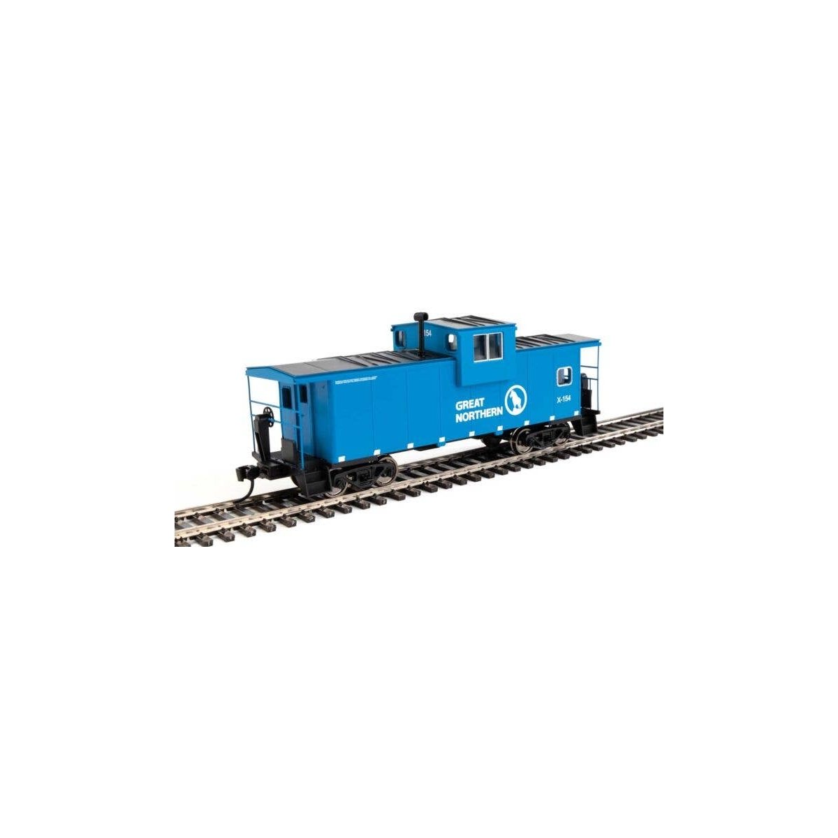 International Extended Wide-Vision Caboose - Ready to Run -- Great Northern X-154, HO, WalthersMainline 8717