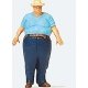 Pedestrian -- XXL Man, HO, Preiser Kg 28128