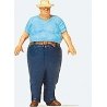 Pedestrian -- XXL Man, HO, Preiser Kg 28128