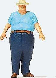 Pedestrian -- XXL Man, HO, Preiser Kg 28128