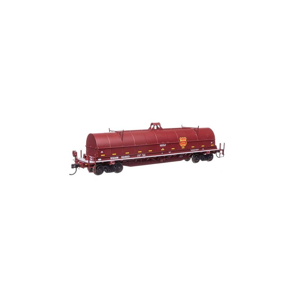 52′ NSC Type II Coil Car - Ready to Run -- Wisconsin Central 62403, HO, WalthersProto 105716