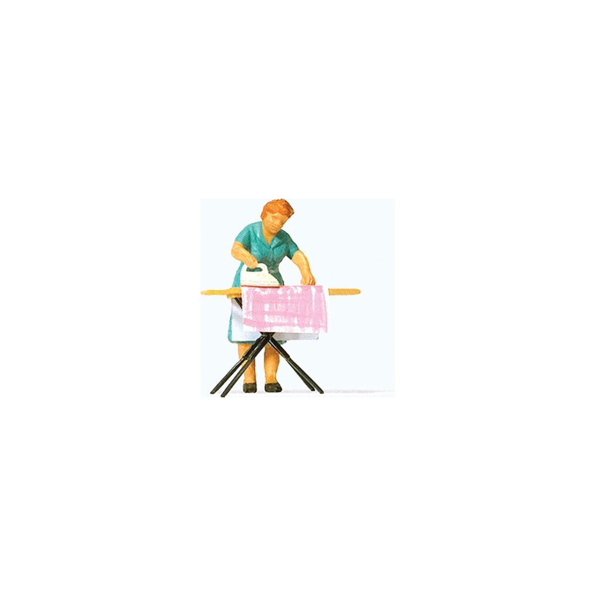 Woman Ironing, HO, Preiser Kg 28154