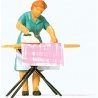 Woman Ironing, HO, Preiser Kg 28154