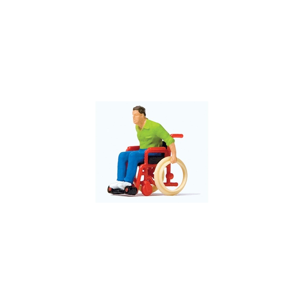 Man in Wheelchair, HO, Preiser Kg 28164