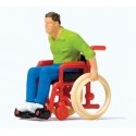 Man in Wheelchair, HO, Preiser Kg 28164