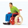 Man in Wheelchair, HO, Preiser Kg 28164
