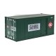 20′ Smooth-Side Container with Right Side Door 2-Pack - Ready to Run -- Railway Express Agen, HO, Walthers SceneMaster 8681