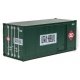 20′ Smooth-Side Container with Right Side Door 2-Pack - Ready to Run -- Railway Express Agen, HO, Walthers SceneMaster 8680