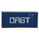 20′ Corrugated Container with Flat Panel - Assembled -- CAST (blue, white), HO, Walthers SceneMaster 8009
