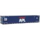 53′ Singamas Corrugated-Side Container - Ready to Run -- American President Lines (blue, whi, HO, Walthers SceneMaster 8511