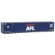 53′ Singamas Corrugated-Side Container - Ready to Run -- American President Lines (blue, whi, HO, Walthers SceneMaster 8511