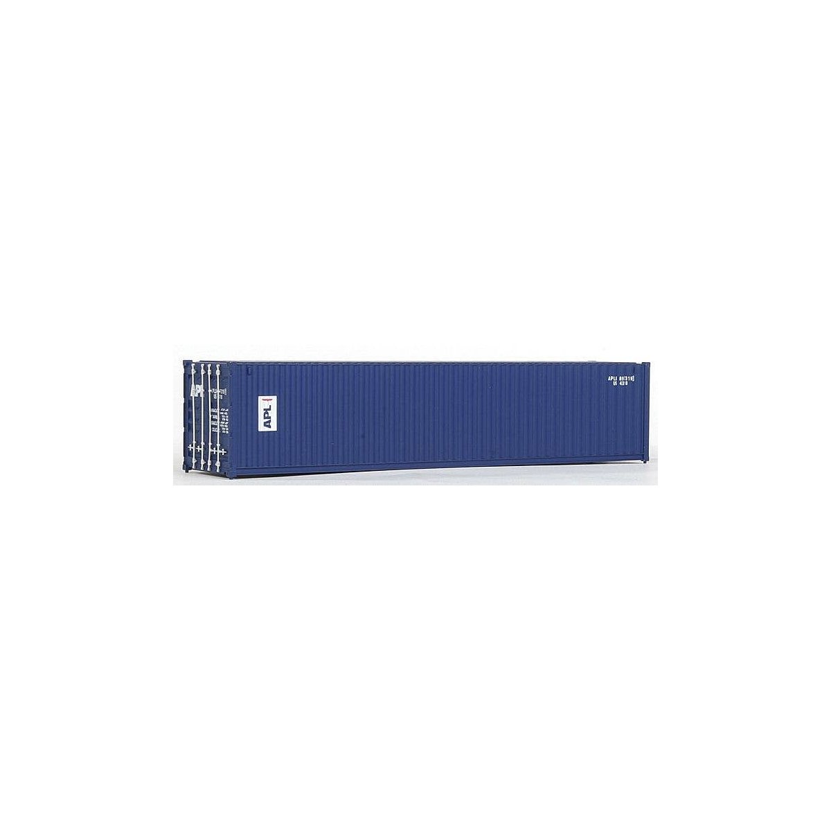 40′ Corrugated Container - Assembled -- American President Lines, HO, Walthers SceneMaster 8157
