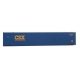 53′ Singamas Corrugated-Side Container - Assembled -- CSX Intermodal (blue, yellow), HO, Walthers SceneMaster 8528