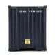 40′ Hi-Cube Corrugated-Side Container - Assembled -- GMA-CGM (Globe Logo blue, white, red), HO, Walthers SceneMaster 8260