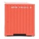 40′ Corrugated Container - Assembled -- Genstar (orange, blue, white), HO, Walthers SceneMaster 8152