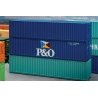 40′ Container - Assembled -- P&O (blue, white, red, yellow), HO, Faller Gmbh 182104