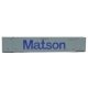 53′ Singamas Corrugated-Side Container - Ready to Run -- Matson (gray, blue), HO, Walthers SceneMaster 8516