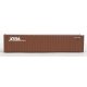 40′ Corrugated Container - Assembled -- XTRA (brown, white), HO, Walthers SceneMaster 8154