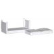 20′ Stackable Flat Container 2-Pack -- Undecorated, HO, Herpa Models 5460