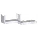 20′ Stackable Flat Container 2-Pack -- Undecorated, HO, Herpa Models 5460