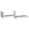 20′ Stackable Flat Container 2-Pack -- Undecorated, HO, Herpa Models 5460